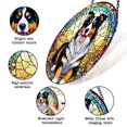 thumbnail image 3 of Australian Shepherd Stained Glass Suncatcher, Australian Shepherd Glass Suncatchers for Windows For Merry Christmas, 3 of 7