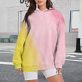 thumbnail image 2 of LowProfile Womens Sweatshirts Winter Fall Clothes Long Sleeve Hoodies Oversized Fleece Shirts With Pocket Pullover Sweaters Outfits Casual Tops Pink XL, 2 of 5