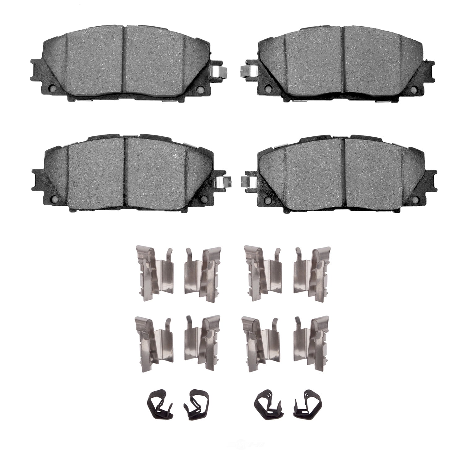 Dynamic Friction Company 1551-1184-11 DFC 5000 Advanced Brake Pads - Ceramic and Hardware Kit - OE