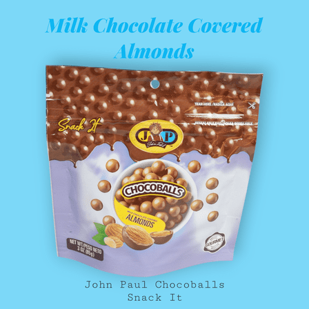 Snack it - JP ChocoBalls Almond - Milk Chocolate - 6 Pack