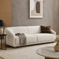 thumbnail image 6 of Oliver Loveseat with Round Back Sloped Arms- Soft White Boucle 68 Inch, 6 of 7