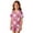 Pink, variant on Toddler Girls Clothes 2 Piece Outfits Flip Collar Short Sleeved Halloween Printed Top and Elastic Waist Shorts Clothing Set Size 3-4T