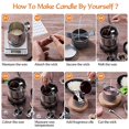 thumbnail image 3 of Candle Making Kit Supplies Wax DIY Candle Craft Tools Including Candle Make Pouring Pot Candle Wicks Wicks Sticker, 3 of 5