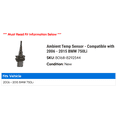thumbnail image 2 of Ambient Temp Sensor - Compatible with 2006 - 2015 BMW 750Li 2007 2008 2009 2010 2011 2012 2013 2014, 2 of 2
