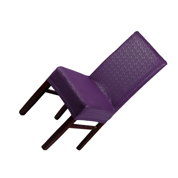 Fundas para Sillas Matsuzay Impermeables PU Morado