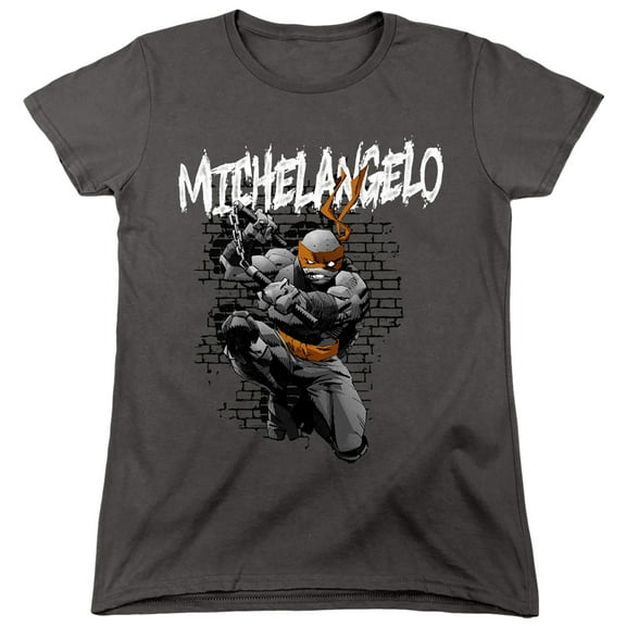 TMNT Teenage Mutant Ninja Turtles TMNT Michelangelo Women's T Shirt