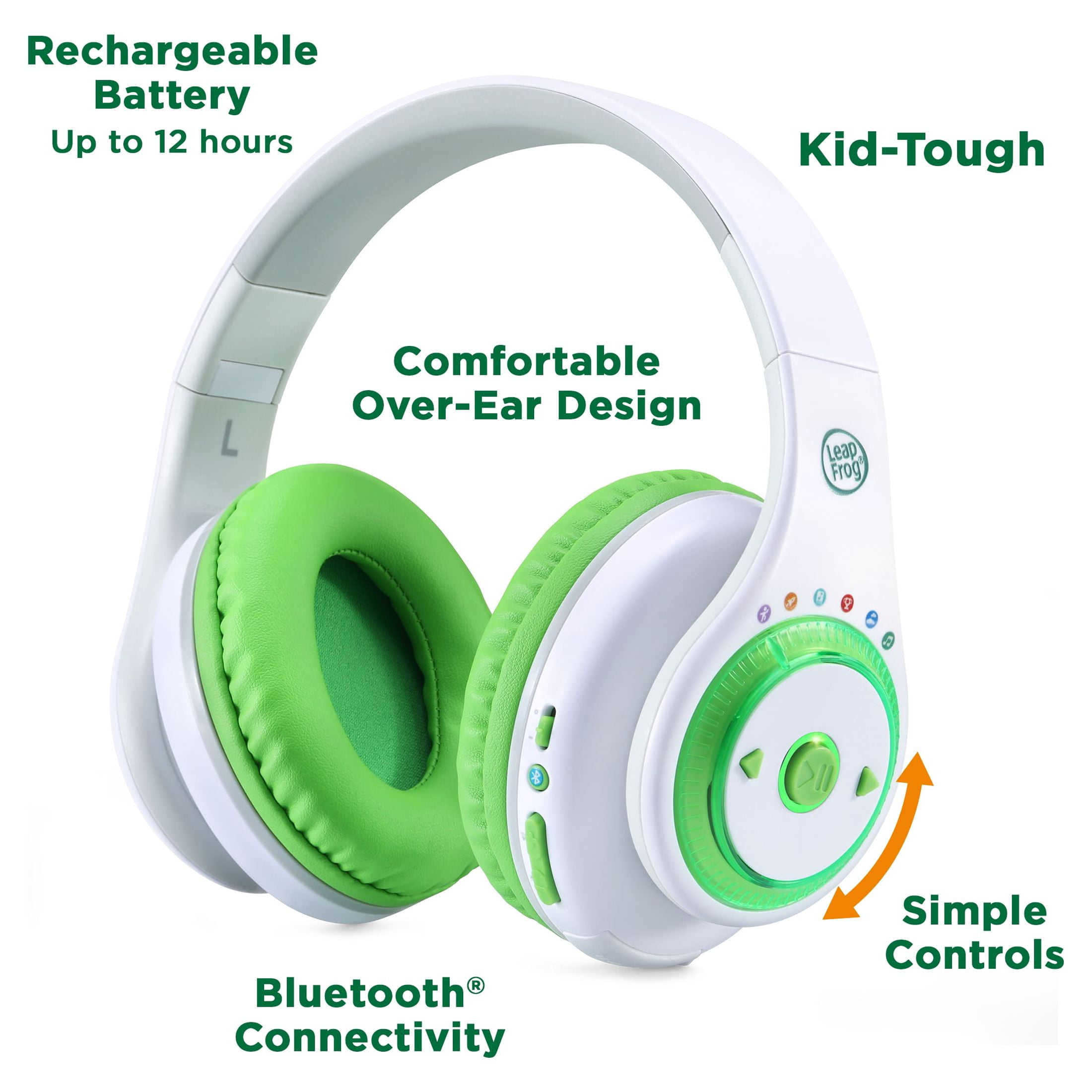 LeapPods Max™ Over-Ear Headphones for Kids, LeapFrog, Encourage Mindfulness, Imaginative Play