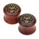 thumbnail image 5 of 1 Par De Aleación De Madera Pulpo Estalló Expansores Túnel Tapón Para Los Oídos Camilla 14mm Sunnimix Madera del ampliador del oído, 5 of 8