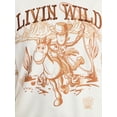 thumbnail image 4 of Toy Story Women's Woody and Bullseye Graphic Fleece Sweatshirt, Sizes XXS-XXL, 4 of 5