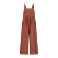 thumbnail image 4 of Tween Girl Jumpsuit Spaghetti Straps Overalls Long Pants with Pockets Tween Girl Outfits 11-12 Years, 4 of 6