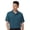 Atlantic Blue, variant on AllPro Men's Polo Shirts Short Sleeve Collar T-Shirt 100% Polyester Dry Fit Performance Polo (Neon Orange , XL)