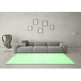 thumbnail image 3 of Ahgly Company Indoor Square Solid Emerald Green Modern Area Rugs, 4' Square, 3 of 4