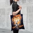 thumbnail image 4 of Mummy Bull Terrier Happy Halloween with Pumpkins Bats Spooky Fun All Over Print 3D Canvas Tote Bag Bully Dog Lovers Gifts Idea Reusable Handbag - 00019, 4 of 5