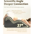 thumbnail image 5 of This couple's pillow features multi-functional support, a 27° tilt angle, and a non-slip, waterproof pillowcase.  It perfectly adapts to various sleeping positions, making it ideal for intimacy, rela, 5 of 10