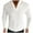 White, variant on COSFO Casual Mens Shirts Black V-Neck Long Sleeve Pullover Slim Ribbed Solid Mens T-Shirts