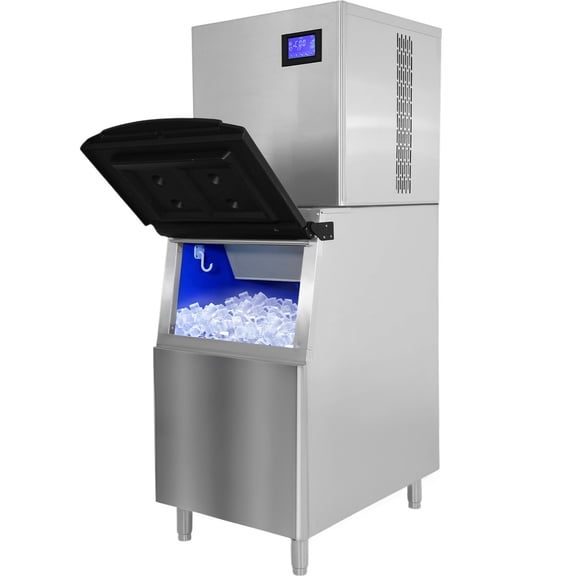 Maquina De Hielo Industrial Comercial 200kg 900w Automática Gutstark Home