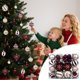 thumbnail image 5 of Juego de 48 adornos navideños en forma de bolas | Decoraciones para el árbol de Navidad | Bolas de plástico para decorar el árbol, 5 of 7