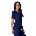 thumbnail image 3 of Adar Universal Scrubs For Women - V-Neck Scrub Top - 628 - Navy - S, 3 of 7