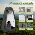 thumbnail image 5 of Camping Toilet Kit with Pop Up Privacy Tent, X Large Portable Folding Toilet Potty for Adults, Outdoor Camp Shower Tents,Changing Room with Carry Bag, 5 of 8