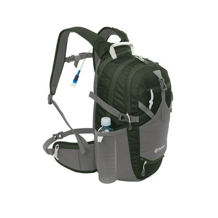 Outdoor Products Trail Break 18 Ltr Hydration Pack with 2-Liter Reservoir, Green, Unisex