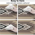 thumbnail image 6 of Western Beige Round Tablecloth 60 Inch - Waterproof Fabric Table Cloth Protector, Southwest Ethnic Boho Geometric Abstract Tablecloths Washable Table Cover for Kitchen Banquet Party, 6 of 6