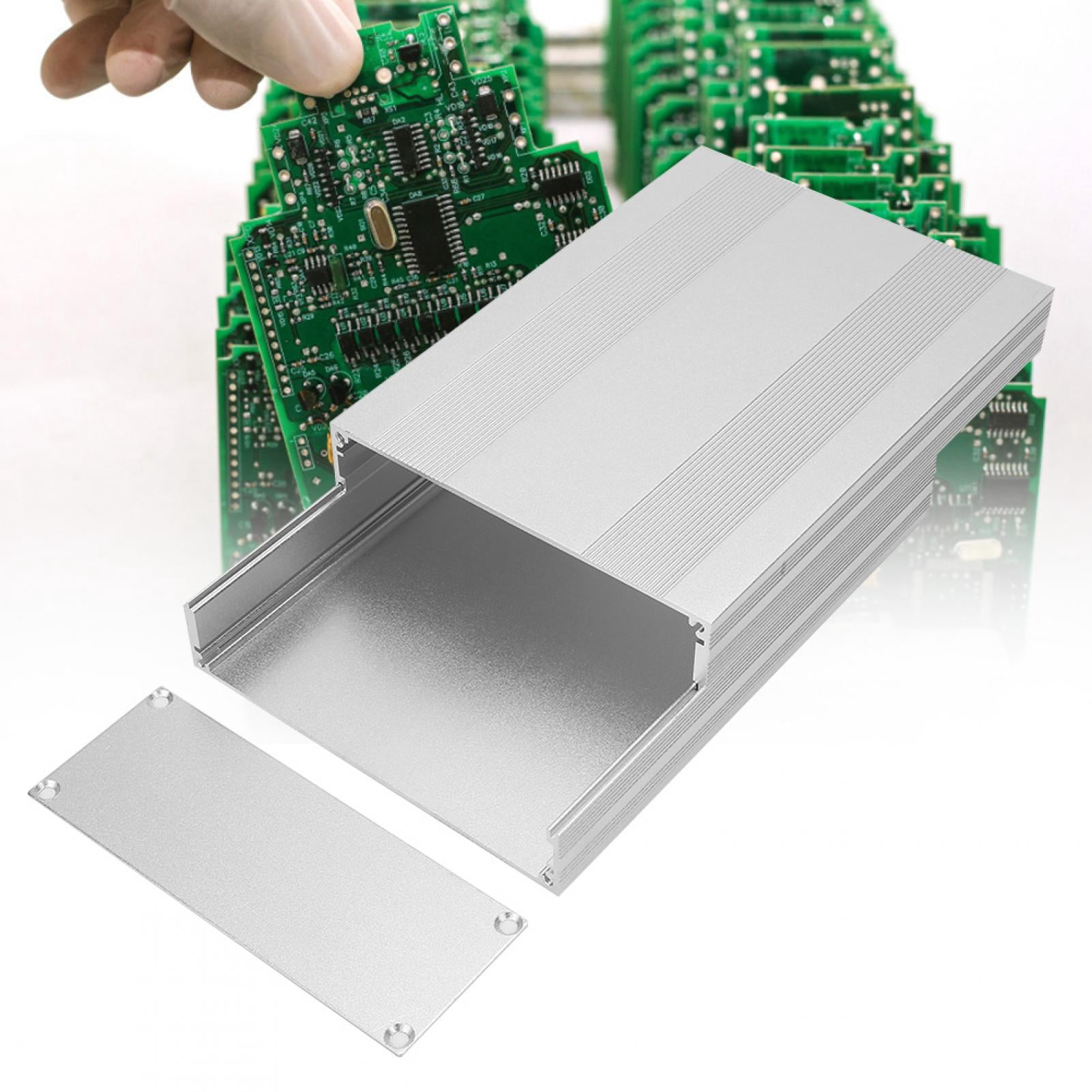 Aluminum Enclosure PCB Instrument Cooling Box Electronic Project Case 54*145*200mm