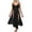 Black, variant on IROINNID Women's Nightgown Side Slit Sling Nightdress Mesh Camisole Chemise Pajamas,Red