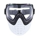 thumbnail image 1 of Máscara de esgrima Equipo de protección facial Correa ajustable profesional universal Blanco y negro, 1 of 9