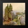 thumbnail image 2 of Roesler-Franz, Ettore 15x15 Black Modern Framed Museum Art Print Titled - Terrace of Villa dEste, Tivoli, 1845, 2 of 5