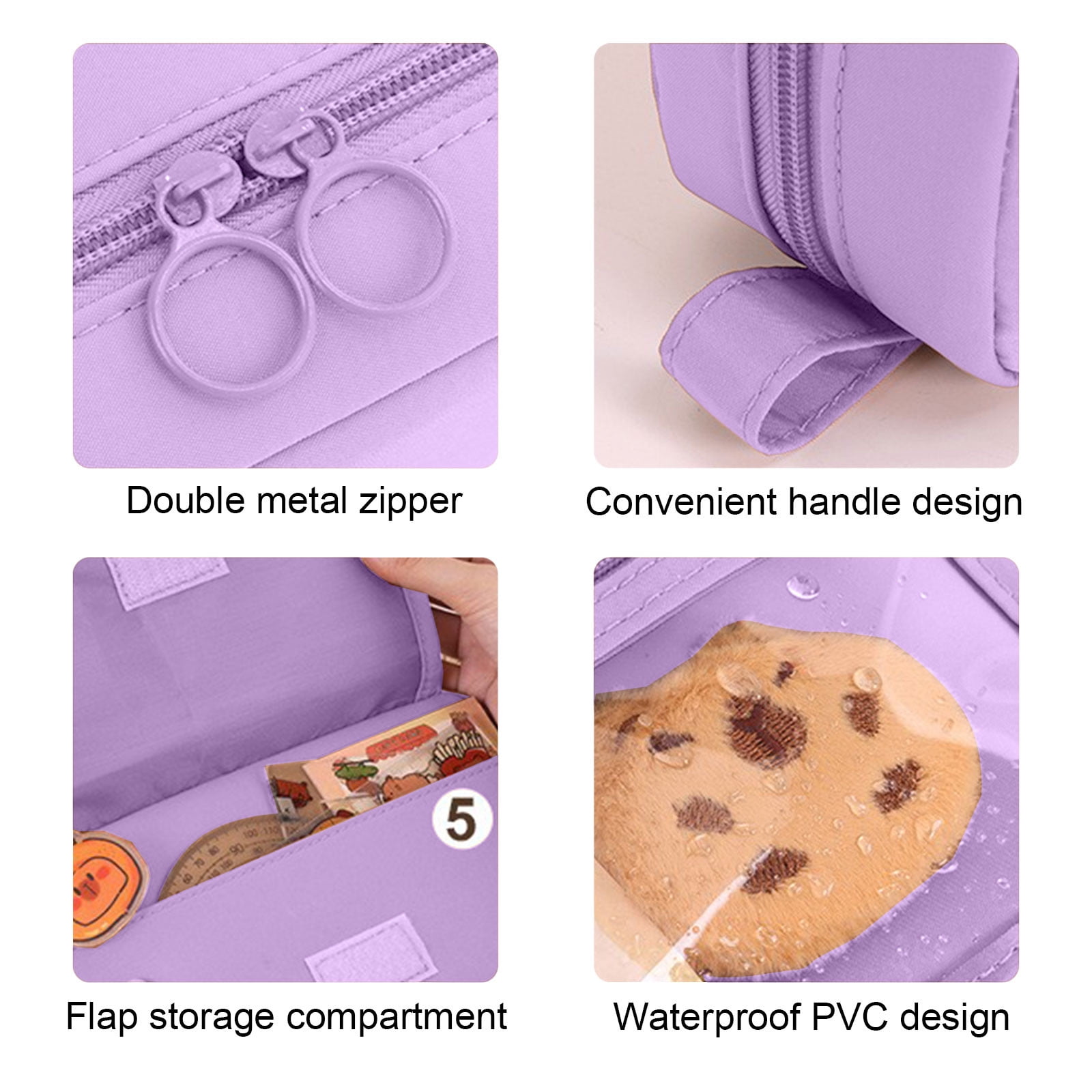 Trousse à Crayons Grande Capacité à 3 Compartiments, Idéale Pour L Les Adolescents Les Garcons Les Hommes Et Les Femmes 98638881