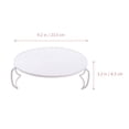 thumbnail image 4 of Weiweiguan Microwave Oven Shelf Food Heating Rack Folding Steaming Tray Plate Stacker, 4 of 7