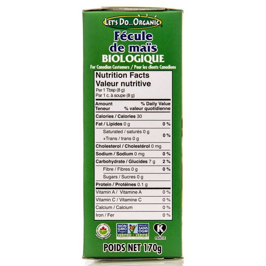 Let\'s Do...Organic Cornstarch, Organic-6 x 6 oz