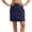Navy, variant on TEAJOPSUU Womens A Line Summer Skirts with Side Pockets High Waisted Stretchy Solid Skorts for Everyday Workout Tennis Olive Green