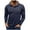Blue, variant on Mlzmgr Long Sleeve Hoodies for Men Drawstring Fitness Athletic Mens Running Workout Sweatshirts Moisture Wicking