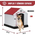 thumbnail image 3 of Casa Para Perro Q Perrón Raza Mediana Color Rojo, 3 of 5