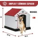 thumbnail image 3 of Casa Para Perro Q Perrón Raza Mediana Color Rojo, 3 of 5