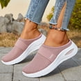 thumbnail image 3 of Mepaouo Slip on Mules for Womens Breathable Knitted Mesh Walking Sneakers Orthopedic Slip on Slides, 3 of 6