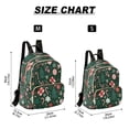 thumbnail image 3 of Quilted Backpack Fashion Backpack 10.23*5.11*12.59 Inch Women's Fashion Backpack Picnic Shopping Travel Out Sports backpack Christmas Elements, 3 of 7