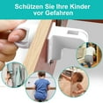 thumbnail image 4 of Wiher Cabinet Locks for Babies - Secure Your Home With 10 Magnetic Baby Safety Locks + 2 Keys - Easy Installation No Drilling or Tools Required, 4 of 8
