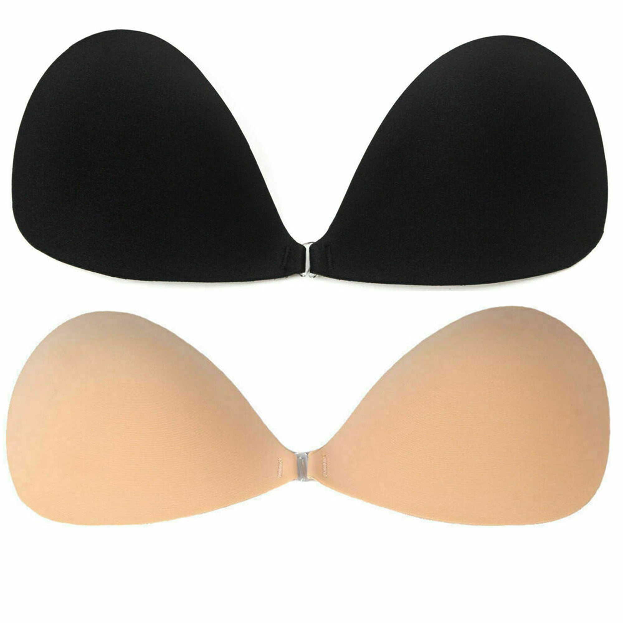 NEW Strapless Backless Tape Silicone Gel Wings Stick On Adhesive Push Up Cover 