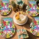 thumbnail image 5 of Set de artículos de fiesta Jremreo Tropical Aloha Flamingo x100, 5 of 8