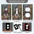thumbnail image 3 of Light Switch Cover Switch Plate Outlet Cover Plug Cover for Electrical Unused Outlet Cover Snowman and Gift Box, 3 of 6