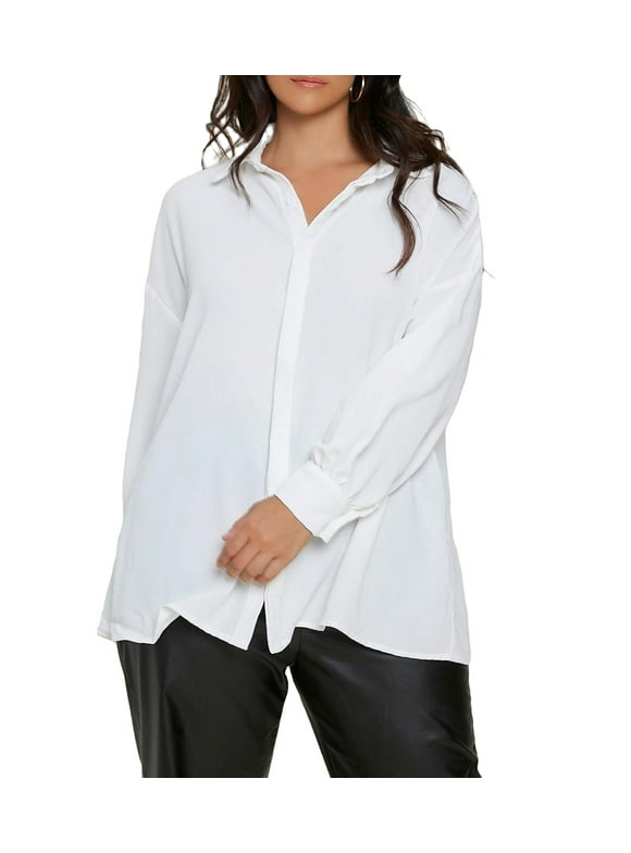 white tunic tee