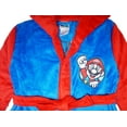 thumbnail image 4 of SUPER MARIO Boys Costume Plush Robe (Mario, 10-12), 4 of 6