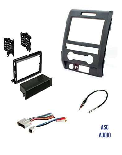 CACHÉ KIT1060 Bundle with Car Stereo Installation Kit for 2009 in Dash Mounting Kit 4 Item Harness for Single or Double Din Radio Receivers 2012 Ford F150 Antenna 