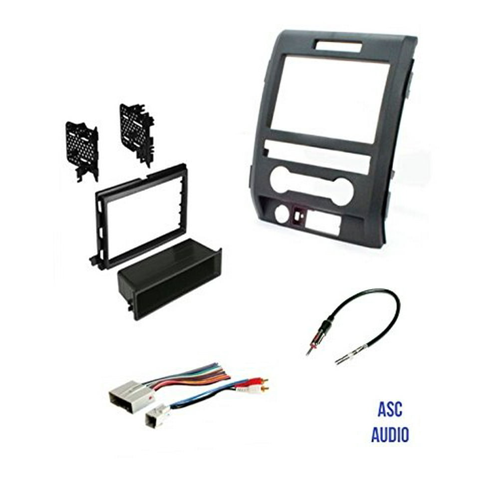 ASC Audio Car Stereo Radio Install Dash Kit, Wire Harness, and Antenna