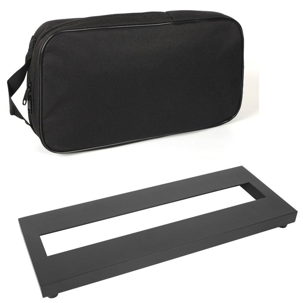 Pedal Board for Guitar for Bass Effects Pedal Small Mini 15 x 5 inche with Carry Bag