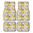 thumbnail image 1 of Balery Tropical Pineapples Juego de 4 Alfombrillas para Auto, Revestimientos de Caucho Resistente, Diseño Antideslizante, 1 of 7