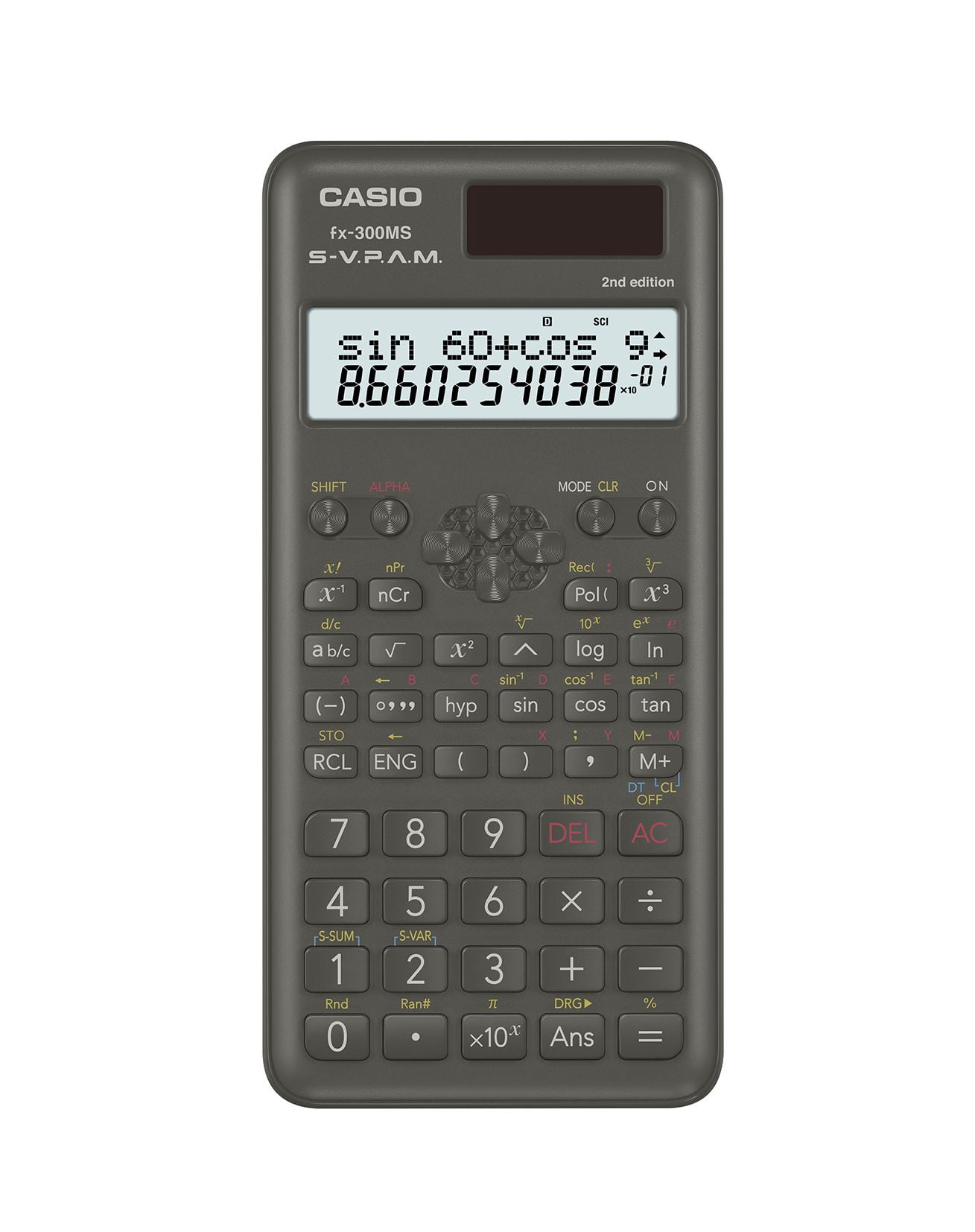 Casio FX-300MSPLUS2 Black Scientific Calculator 5 Pack