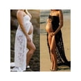 thumbnail image 4 of Coduop Pregnant Women Front Split Maxi Maternity Dress Gown Photo Photography, 4 of 6